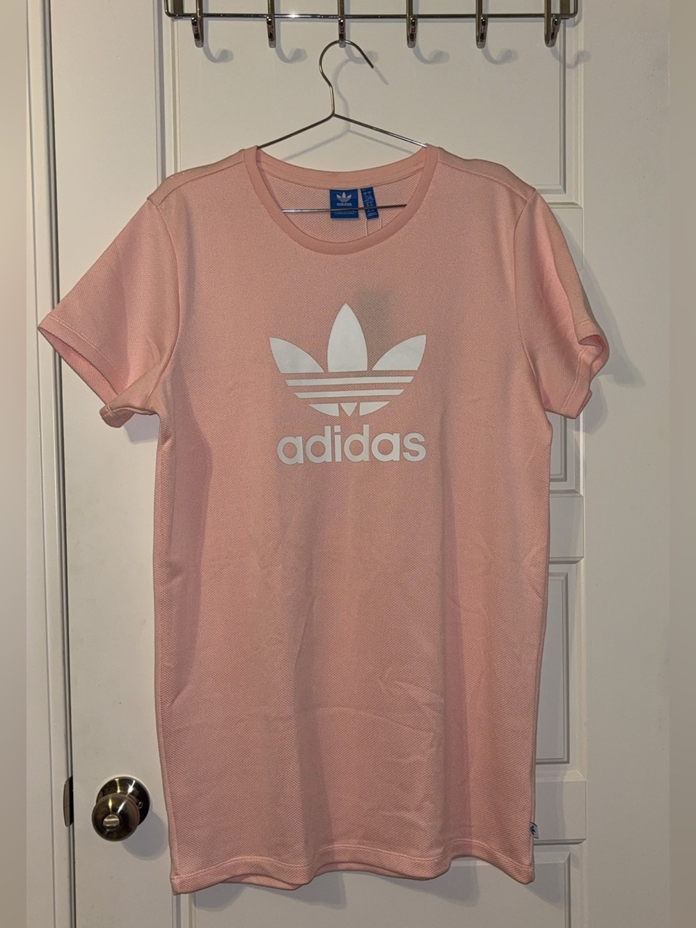 Adidas Trefoil Logo Pink Sporty Dress